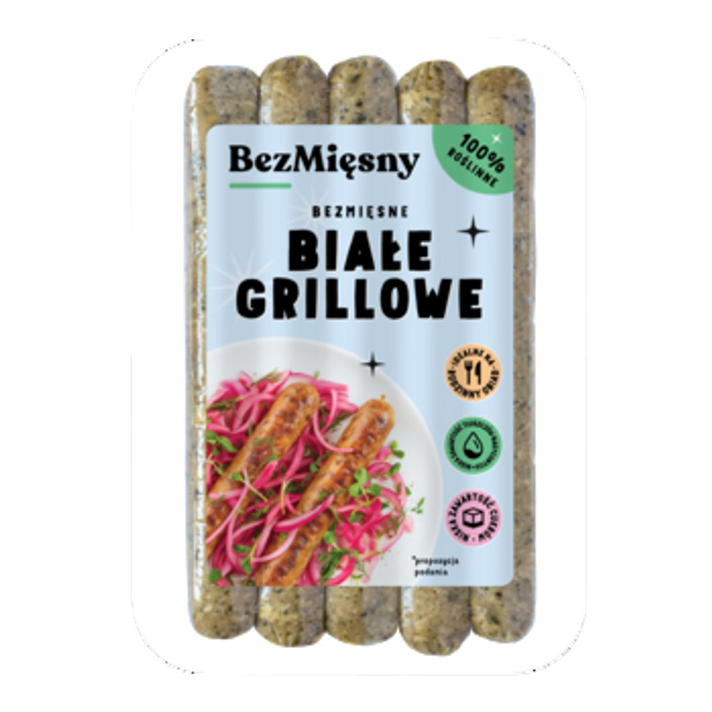 Bezmięsne Kiełbaski białe 180g